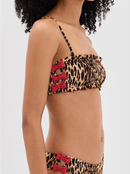 Other - Damson Madder Leo Bikini with Red Bow Details NWT